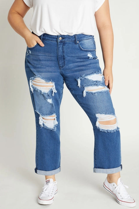 Plus Size: EN Jean 90s Boyfriend Jeans
